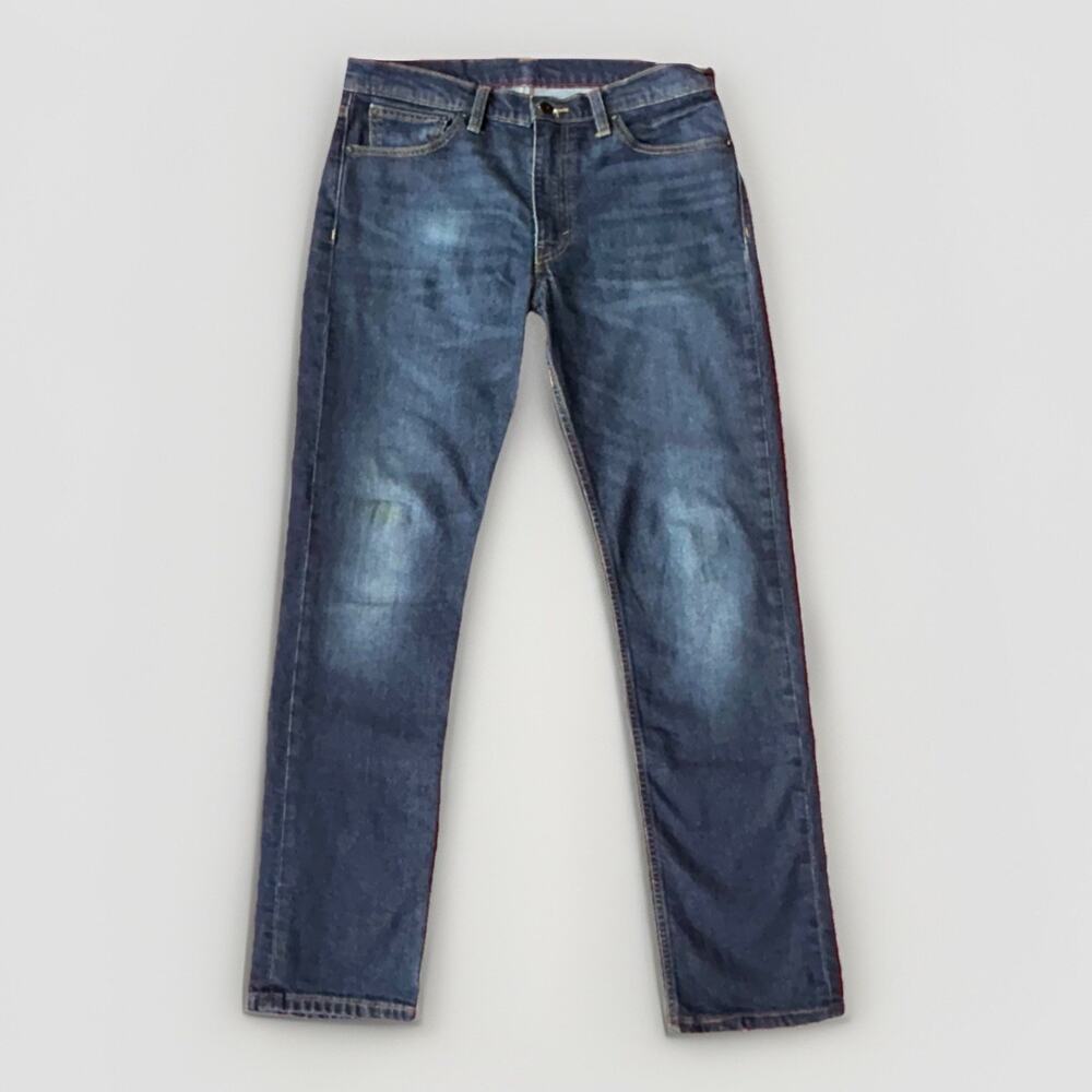 Levi's Skateboarding 511 Slim Fit Selvedge Jeans Men 33x32 V-Stitch Hidden Rivet
